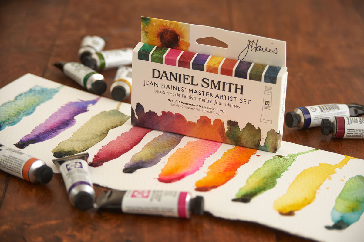 DANIEL SMITH Watercolor, 5ml tubes, Jean Haines Master Artist Set 10  Watercolor Tubes & Watercolor Set 5ml Tubes - Primatek Introductory  Watercolor